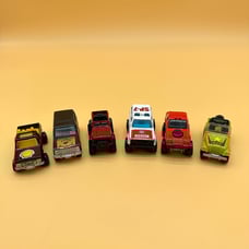 Lot of 6 1977-1982 Offroad Vehicles Ford Bronco, Jeep, etc Hong Kong & Malaysia