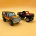 Lot of 6 1977-1982 Offroad Vehicles Ford Bronco, Jeep, etc Hong Kong & Malaysia