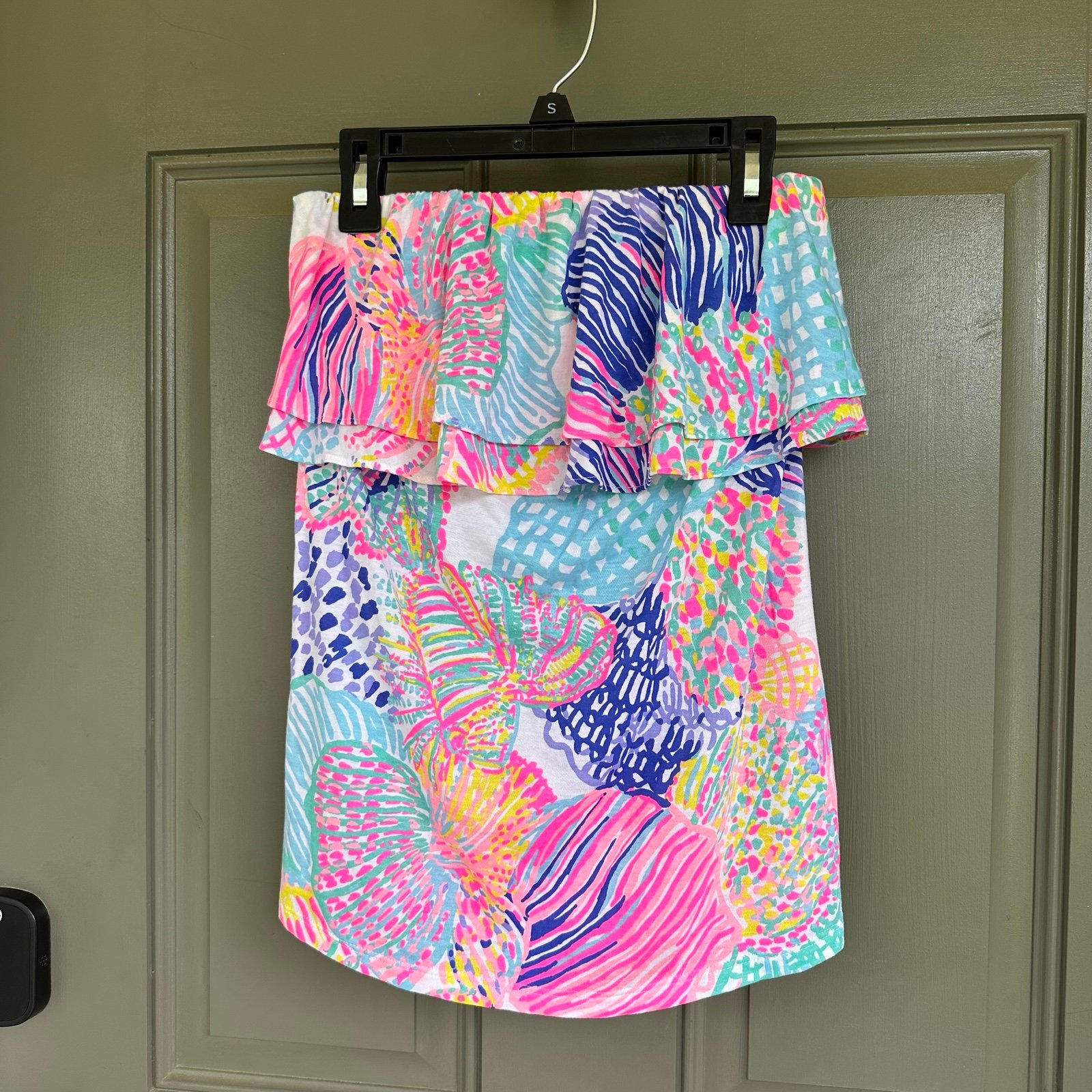 Lilly Pulitzer Rilo Tube Top Roar Of The Seas Small