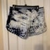 NWT Lovestitch Navy & White Tie Dye Hoodie & matching shorts L