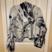 NWT Lovestitch Navy & White Tie Dye Hoodie & matching shorts L