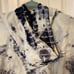 NWT Lovestitch Navy & White Tie Dye Hoodie & matching shorts L