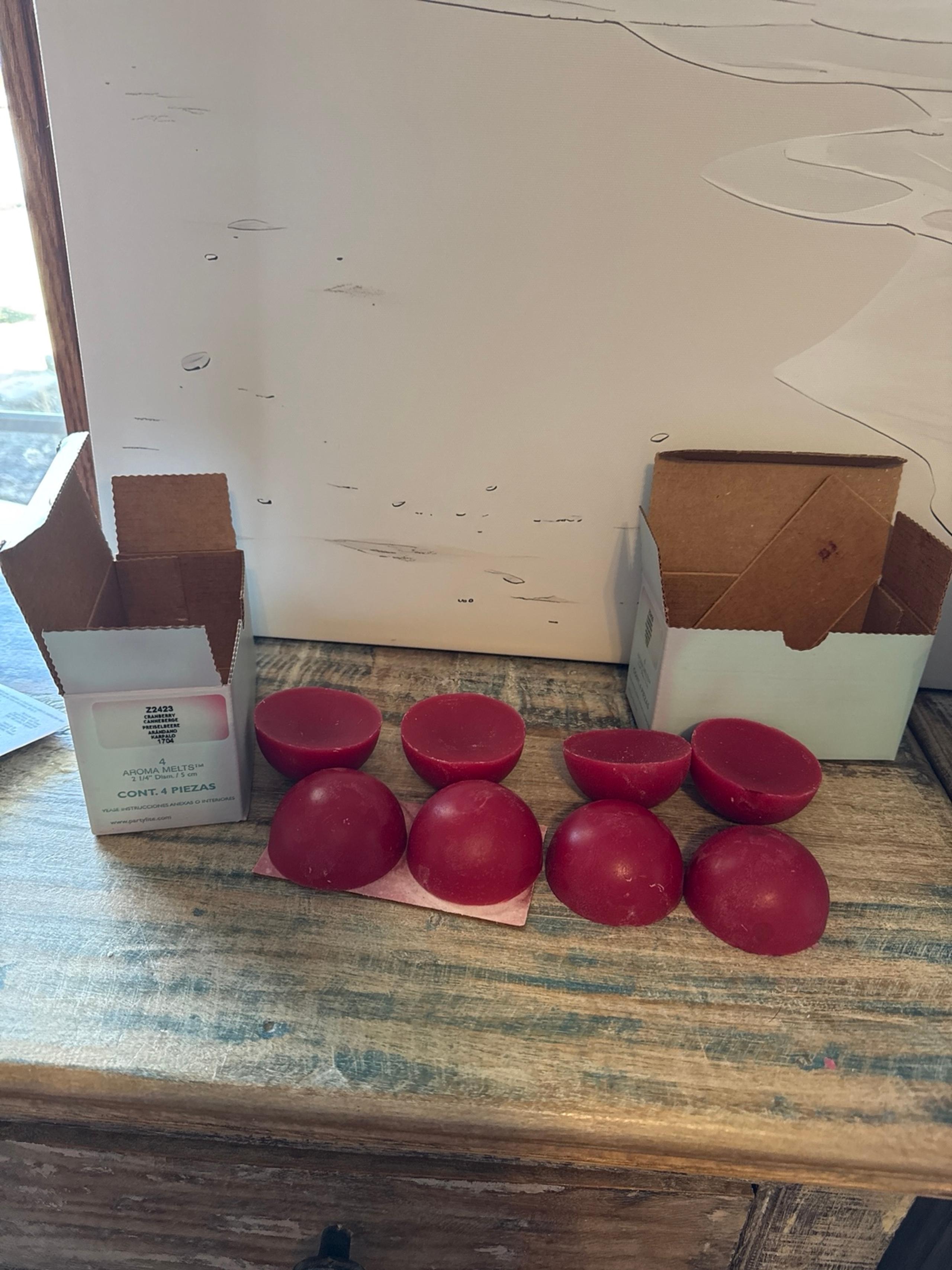 Partylite Candle Cranberry Aroma Melts NIB************. 2-BOXES