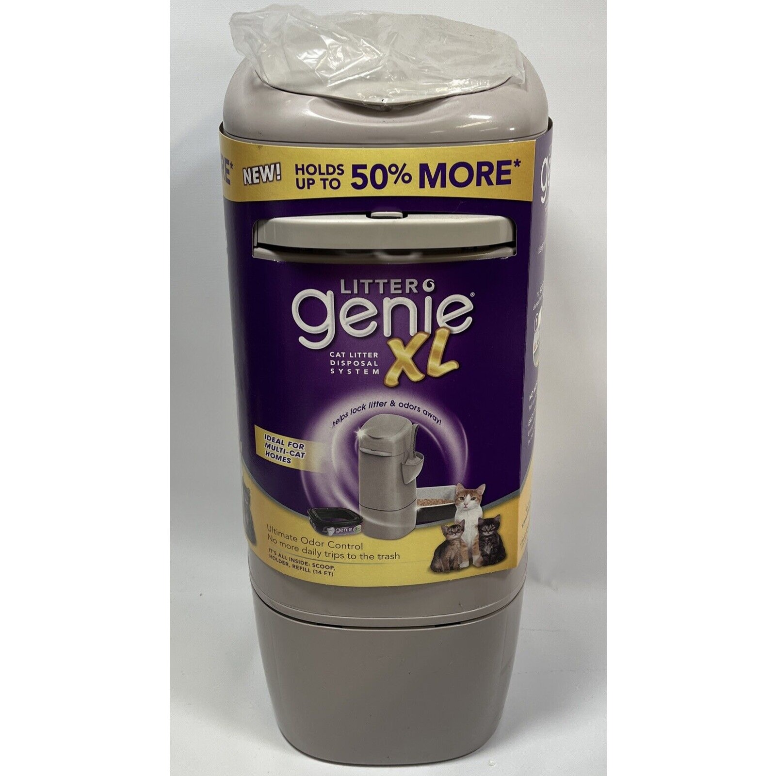 Litter Genie XL Pail Ultimate Cat Litter Disposal System Locks Away Odors New
