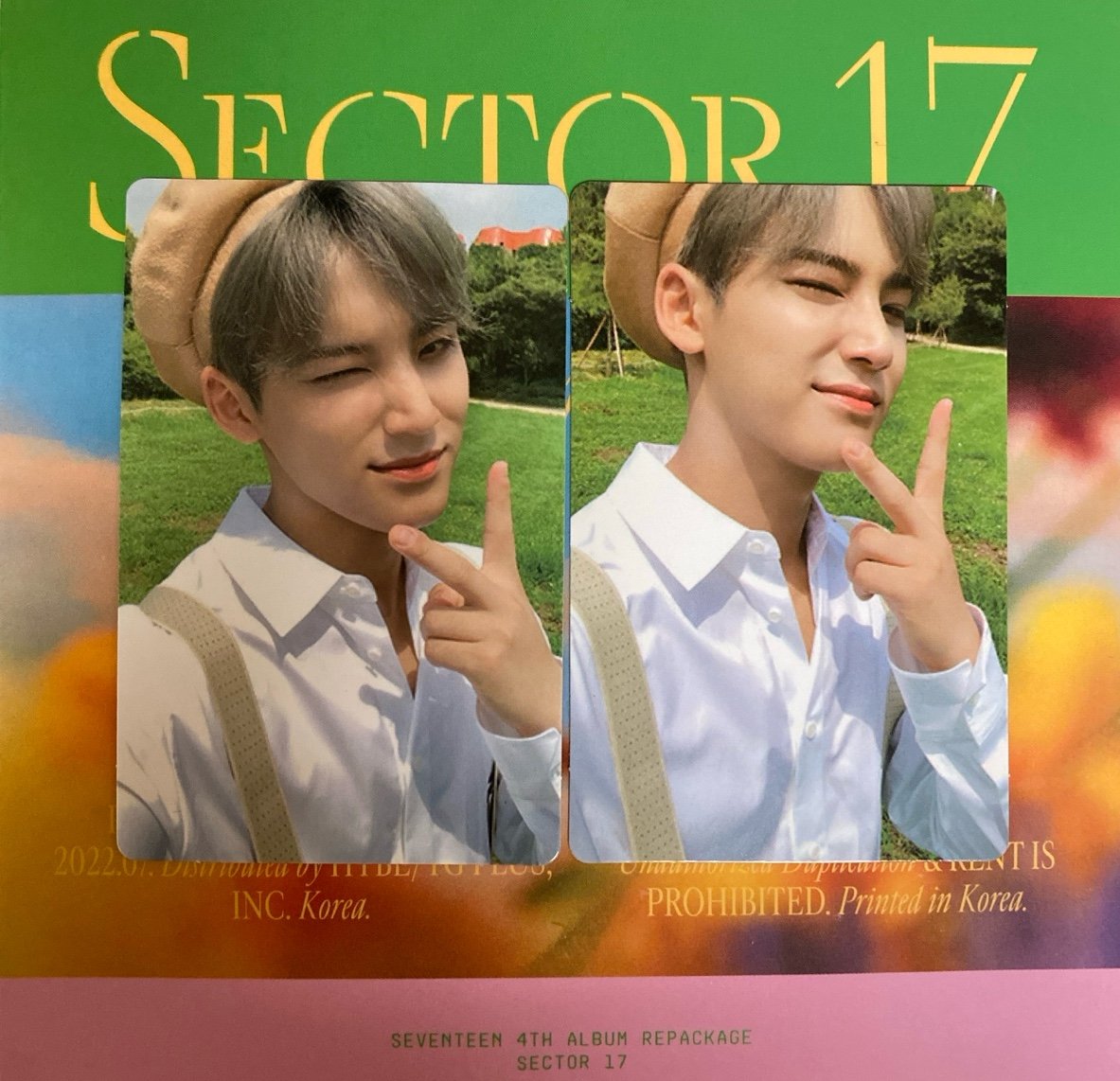 Mingyu 3rd album an ode beret pc set