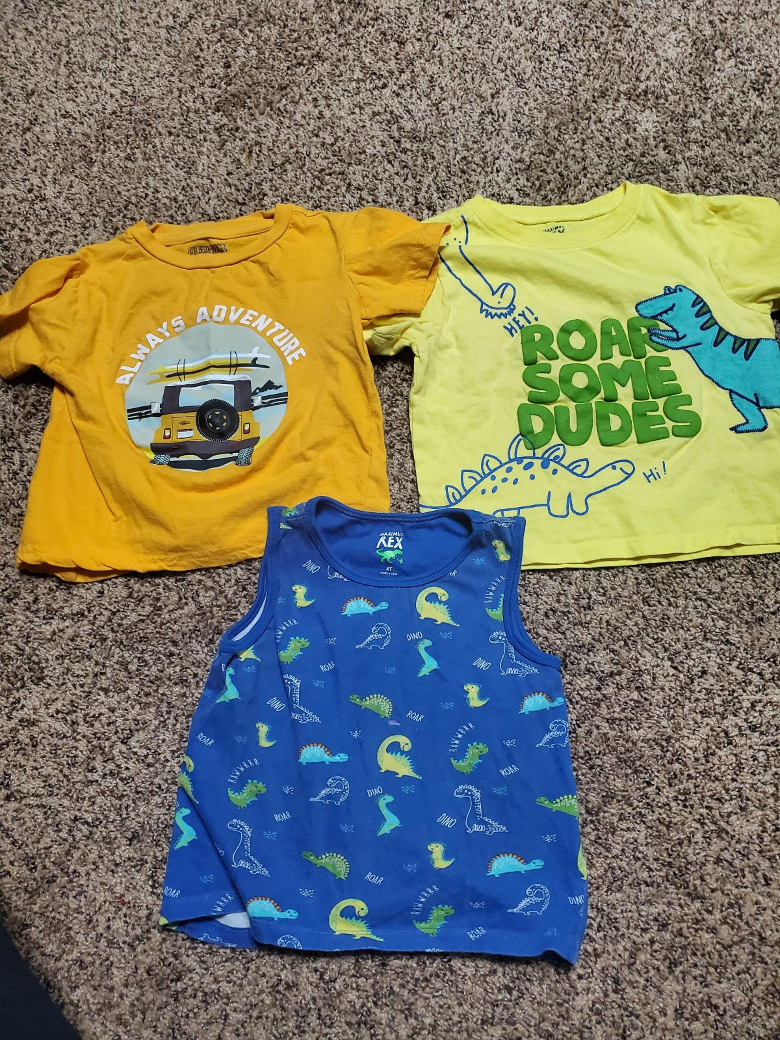*Size 4T* Bundle of 3* 2 Shirts and 1 Tank Top*