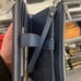 Michael Kors Navy Multi Double Zipper Wallet