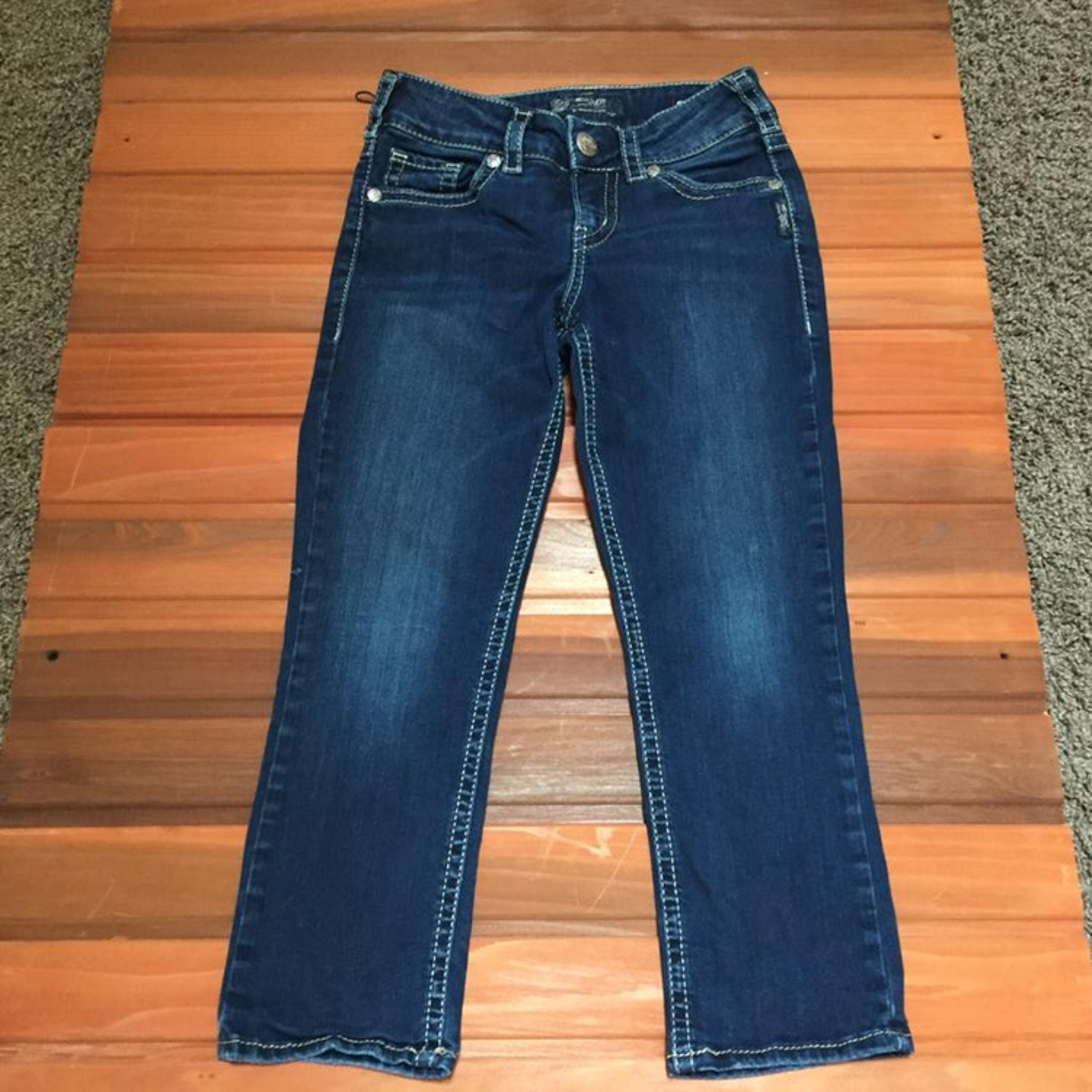 Silver Jeans Suki Mid Capri Stretch 26