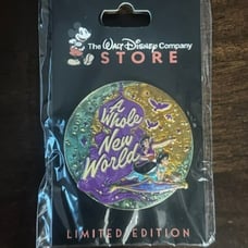 Disney D23 2024 DEC Pin The Songs We Grew Up A Whole New World Aladdin LE 400