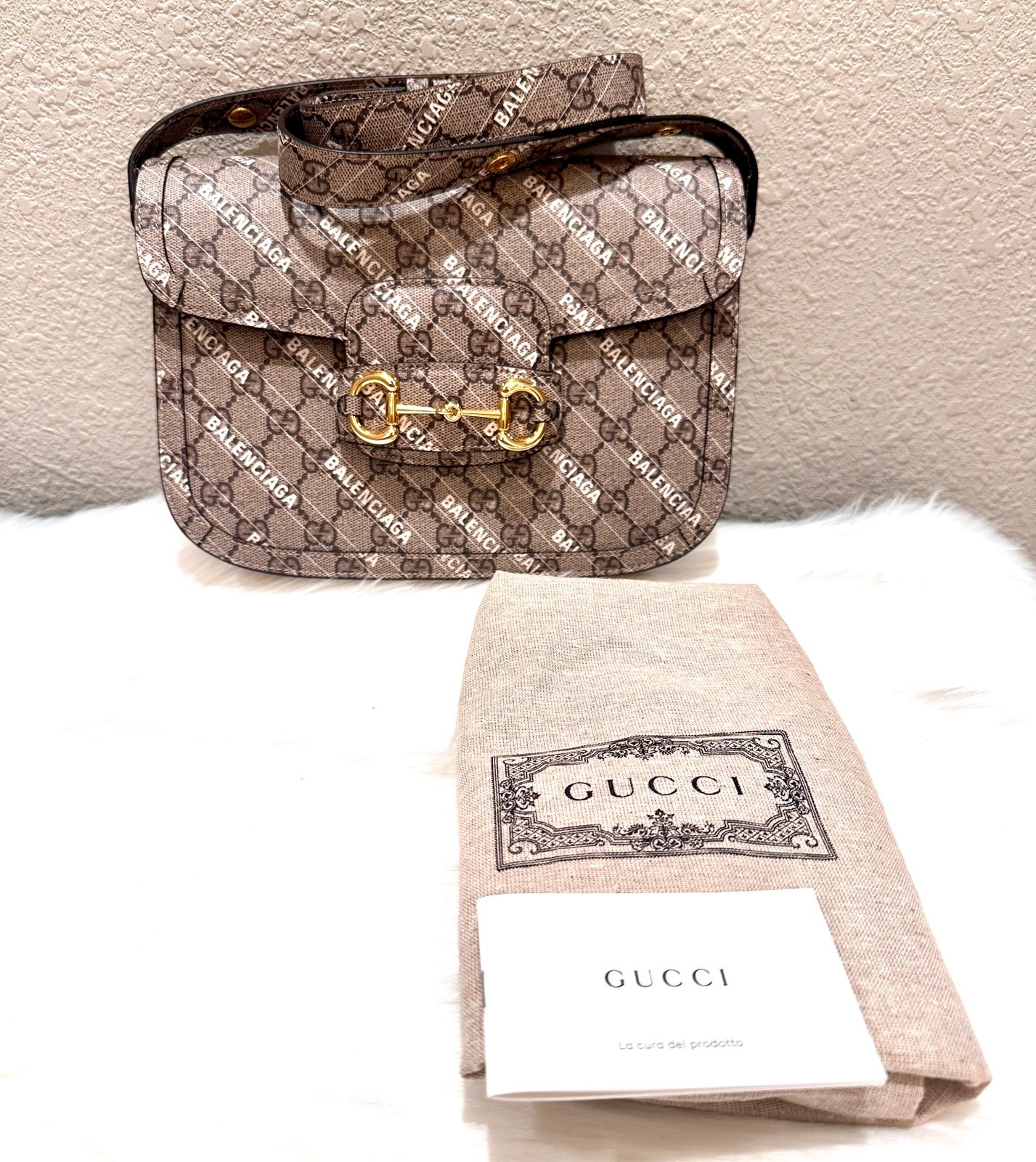 NEW Gucci x Balenciaga The Hacker Project Small Gucci Horsebit 1955