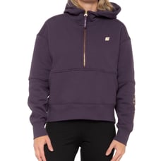 Peloton Women's Purple 1/2 Zip Chic Hoodie Sweatshirt Size XL NEW
