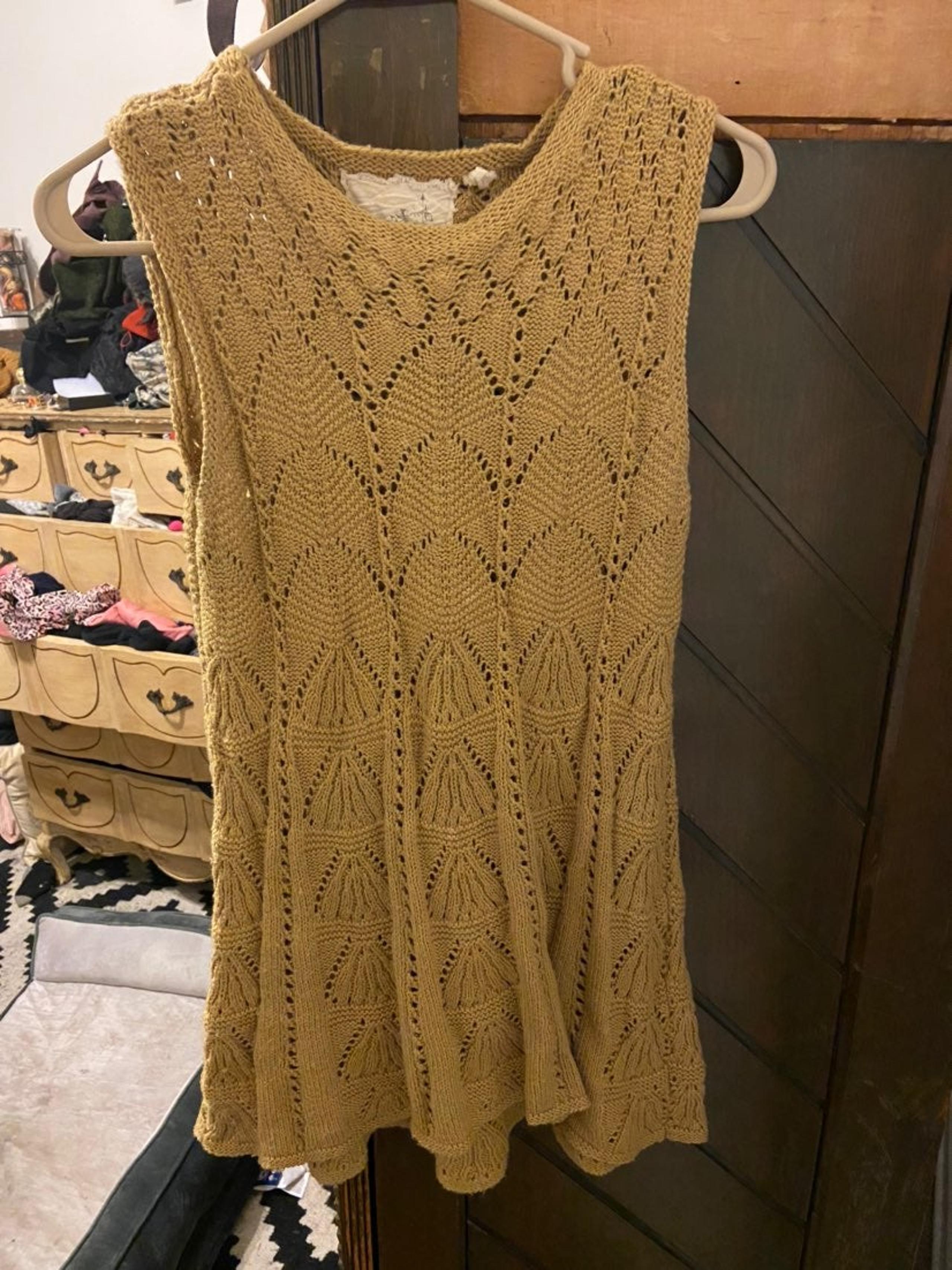 Anthropologie Crochet Tunic