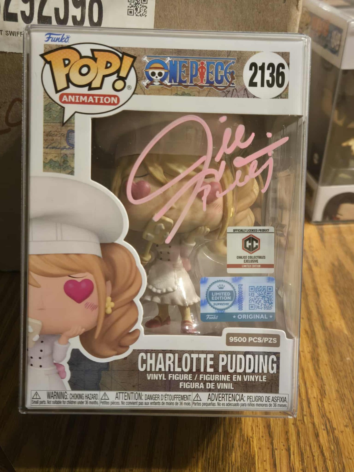 Funko Pop One Piece Charlotte Pudding LE 9500 Chalice Collectibles Exclusive!