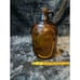 Vintage Amber 1 gallon glass jug in good condition