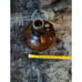 Vintage Amber 1 gallon glass jug in good condition