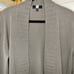 Saks Fifth Avenue Open Front Cashmere Cardigan Taupe Size Large