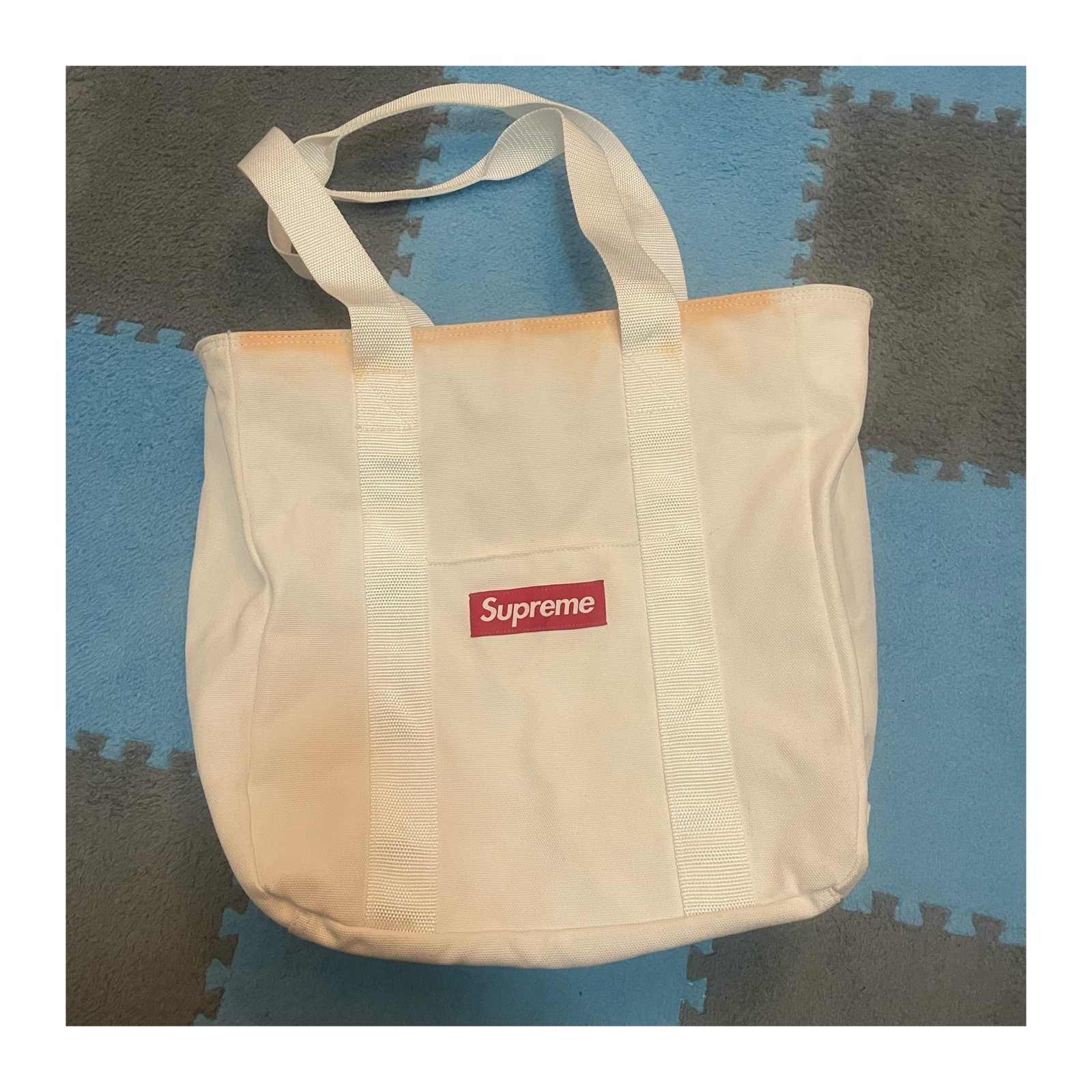 Supreme canvas tote
