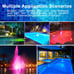Cynlink 12V 40W LED Color Changing Pool Lights for Inground Pool