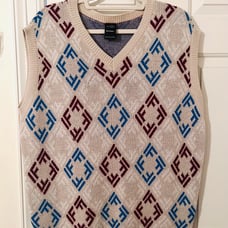 iets frans monogram sweater vest