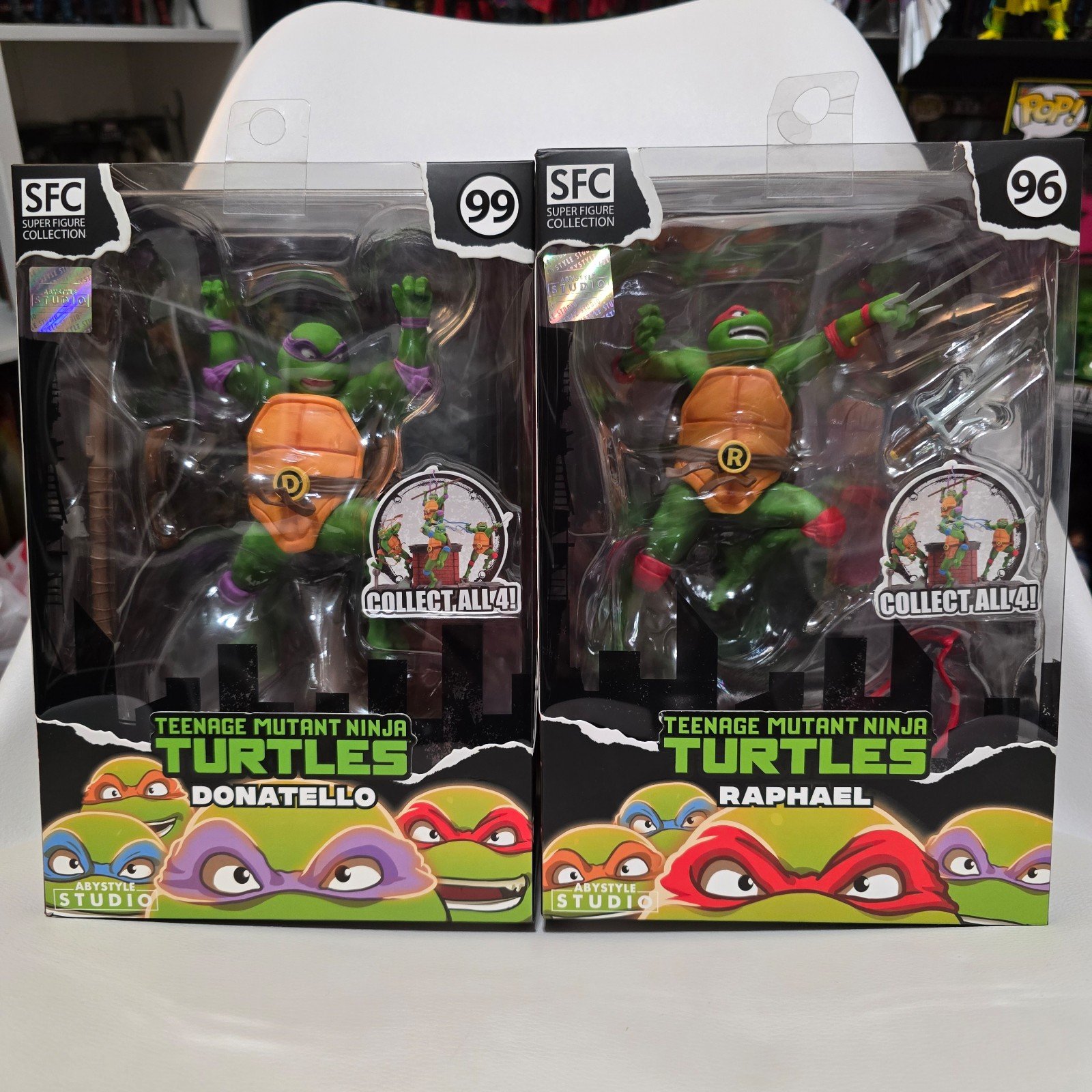DONATELLO RAFAEL Teenage Mutant Ninja Turtles Abystyle Studio Set of 2