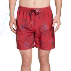 Hurley Men's Fireworks Volley 17 Swim Trunks MBS0011380-H687 Red Size L Large