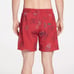 Hurley Men's Fireworks Volley 17 Swim Trunks MBS0011380-H687 Red Size L Large
