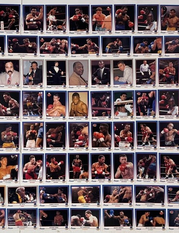Kayo 1991 Boxing Cards Lot of 79 - Mayweather, Whitaker, Chavez, Pazienza, Nunn