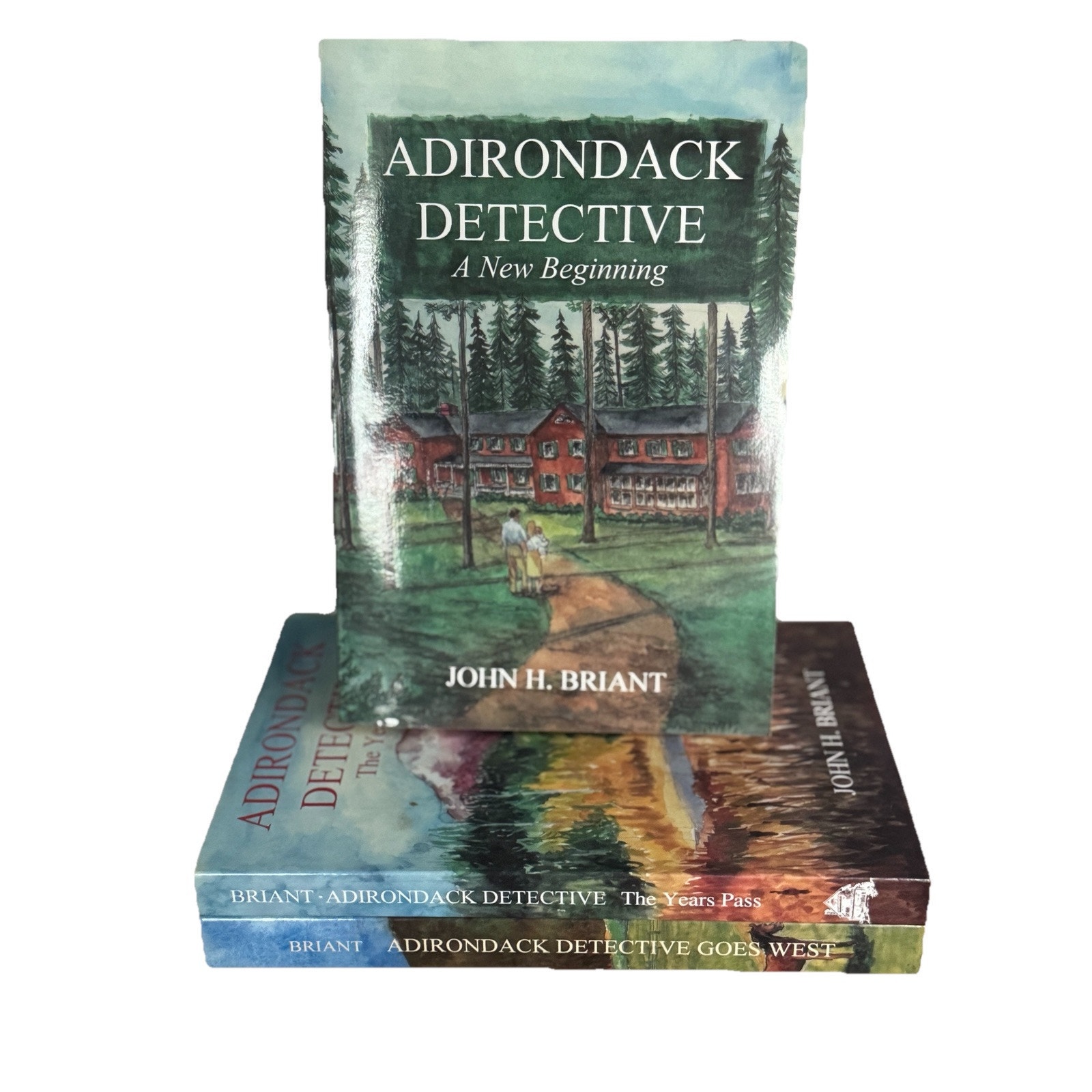 John Briant The Adirondack Detective Series Lot of 3 Trade Paperback One Signed