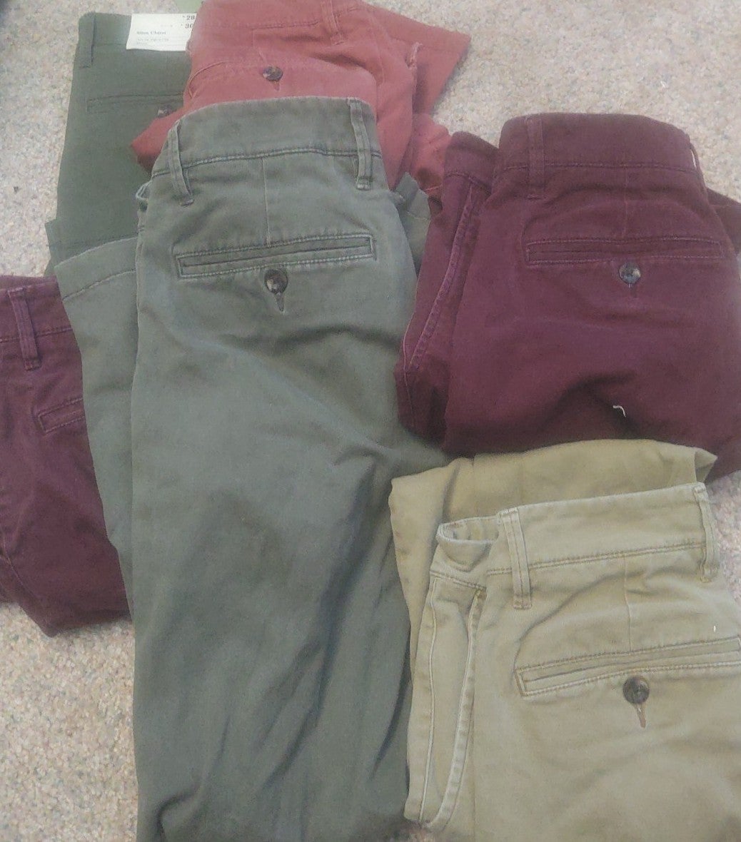 Goodfellow & Co slim fit Hennepin Chino Pants 6 pairs