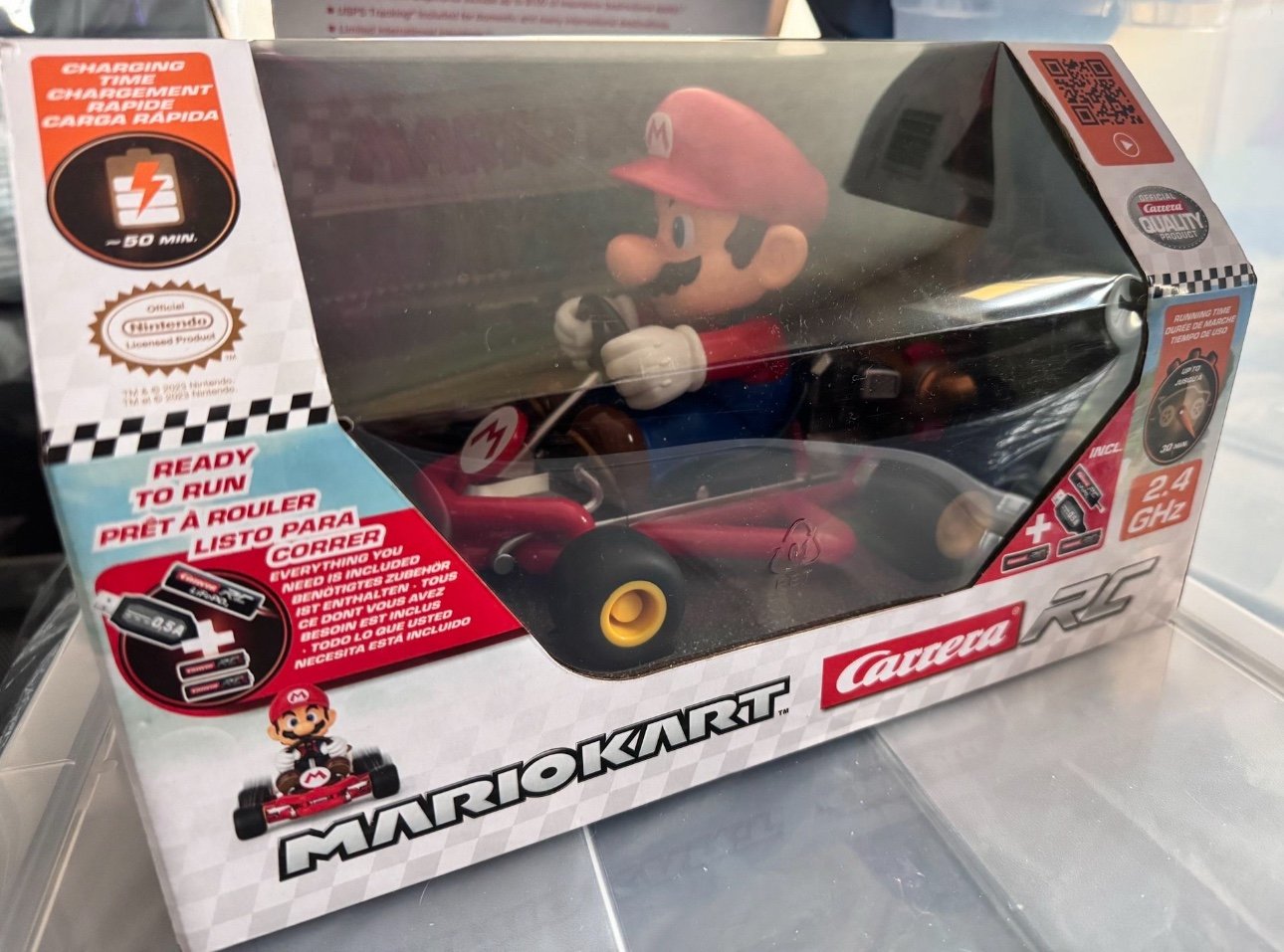 Mario Mario Kart Carrera RC Remote Radio Control Car with Rechargeable LiFePO4