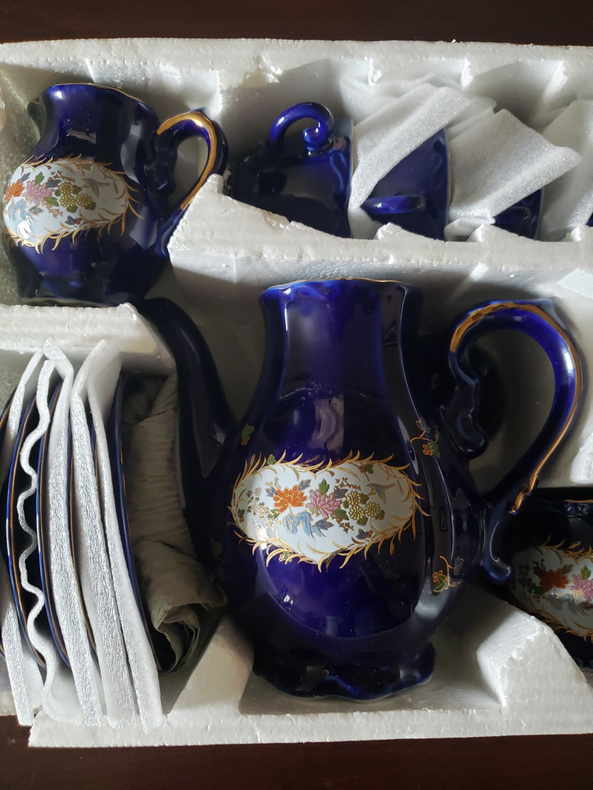 Empress Japanese Tea Set - Cobalt