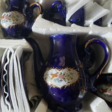 Empress Japanese Tea Set - Cobalt