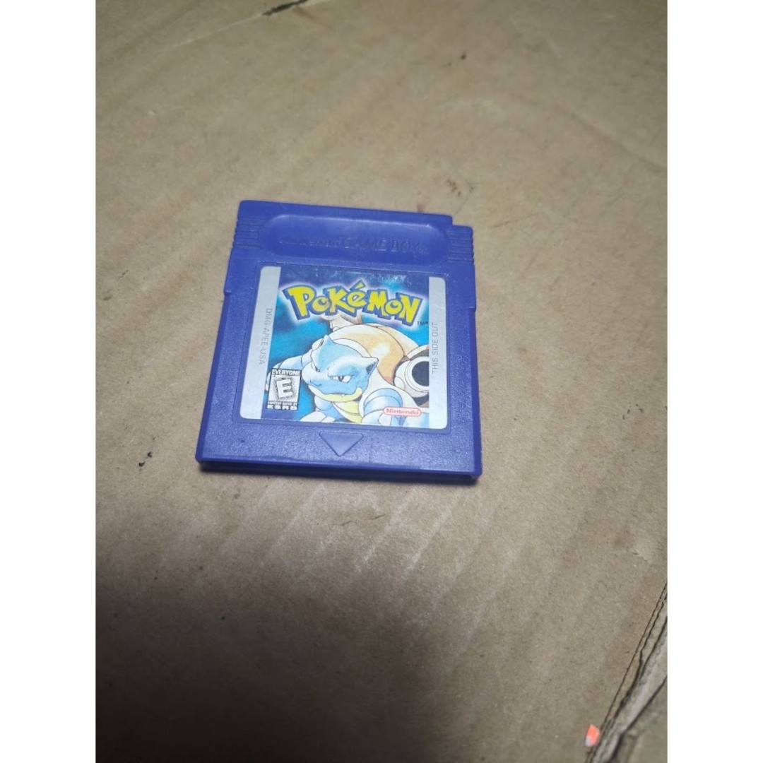 Nintendo Gameboy Game Pokemon Blue Game Saves