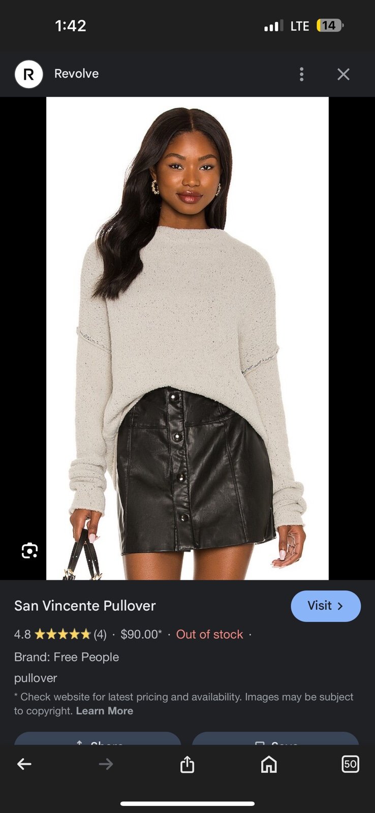 Free People San Vincente Pullover