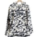 Zella Cozy Up Hoodie Womens Medium Rosso Fleece Abstract Activewear Athleisure