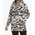 Zella Cozy Up Hoodie Womens Medium Rosso Fleece Abstract Activewear Athleisure