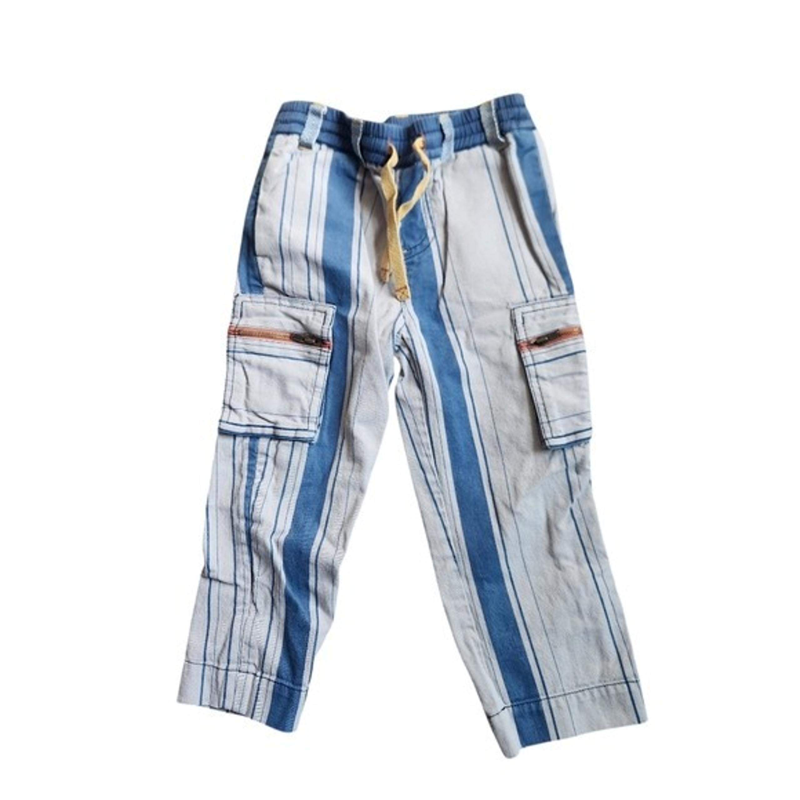 Matilda Jane x Joanna Gaines Little Rascals Striped Elastic  Cargo Pants Size 2