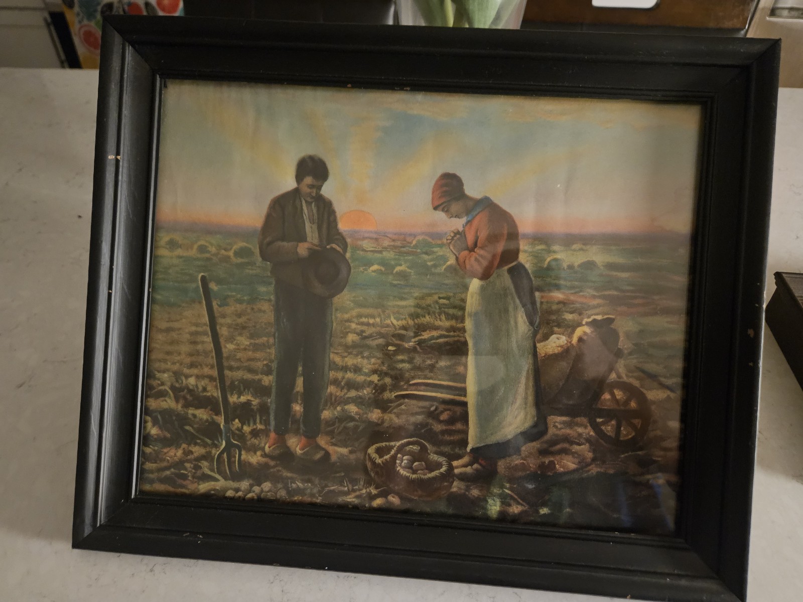 Vintage Framed Print – “The Angelus” by Jean-François Millet