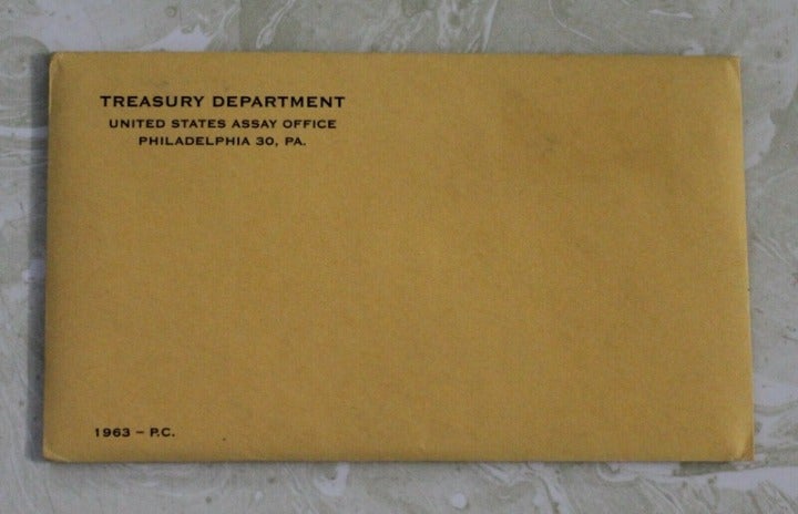 1963 US Mint 90% Silver Coin Proof Set Mint Coins MINT SEALED