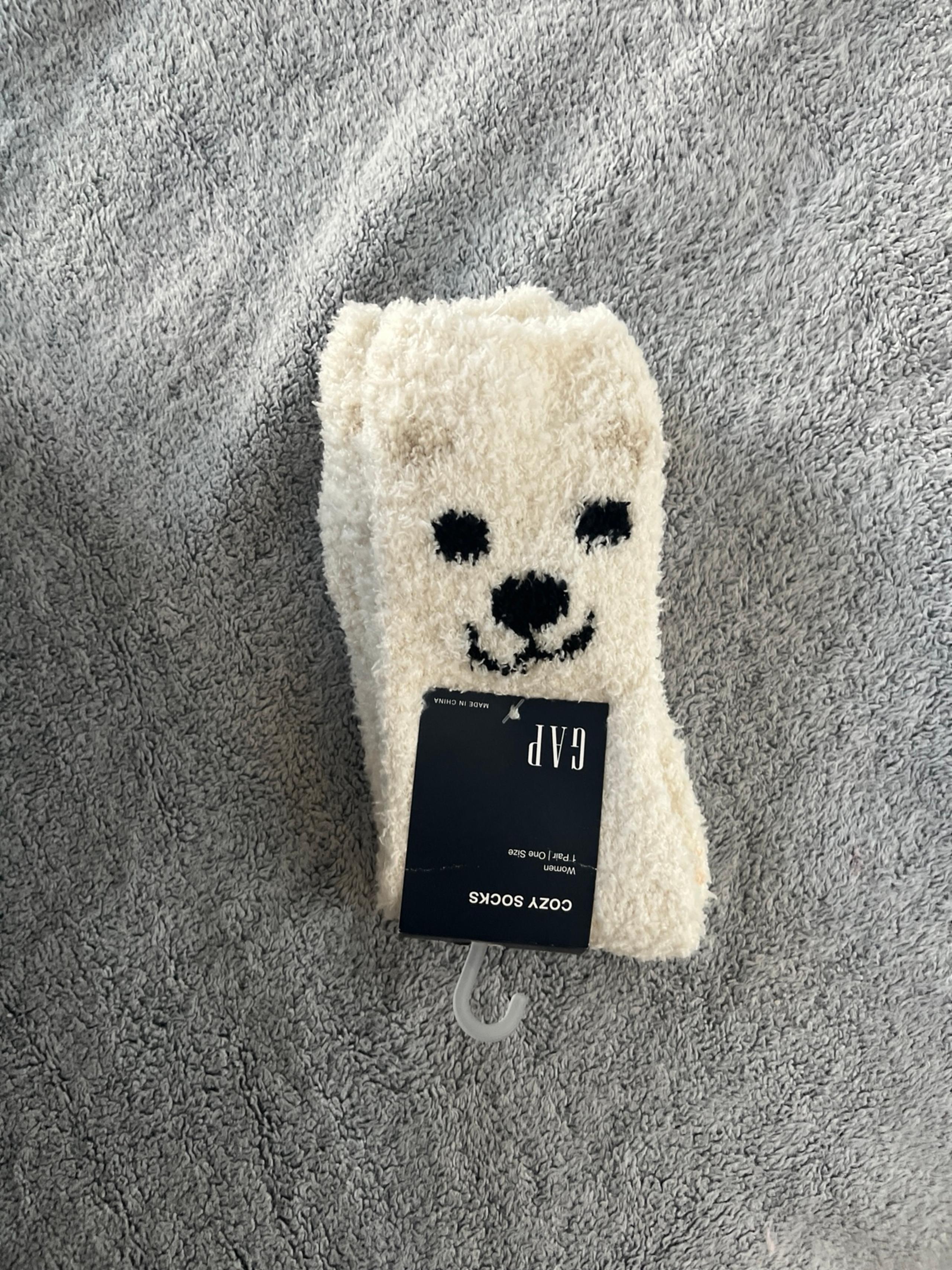 Cozy bear socks