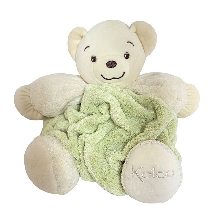 Vintage 1998 Kaloo Plume Teddy Bear Plush Lovey Security Stuffed Animal Mint