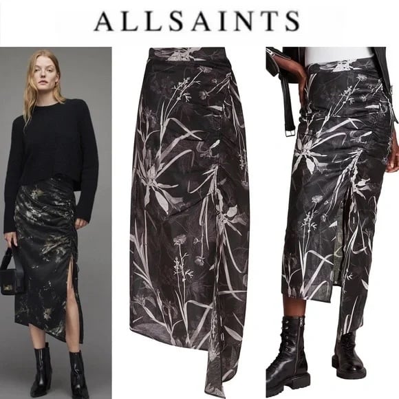 All Saints Midi Skirt NEW