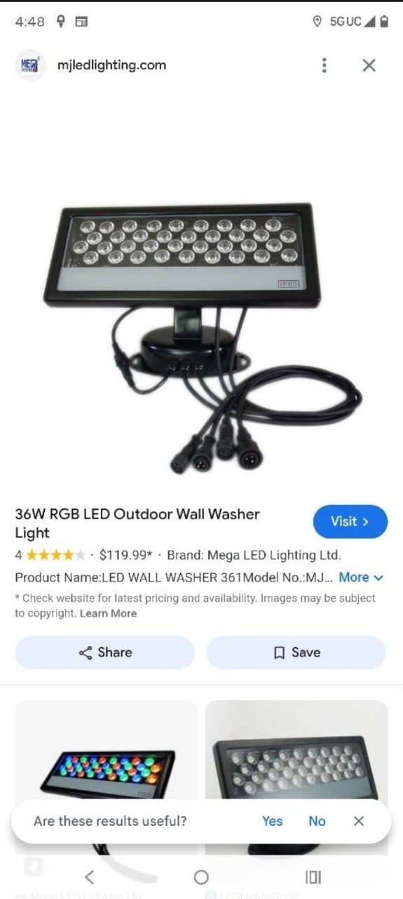 Led outdoor wall washer lights