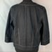 Cato 1/2 Sleeve Black Denim Jacket Sz M
