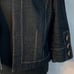 Cato 1/2 Sleeve Black Denim Jacket Sz M