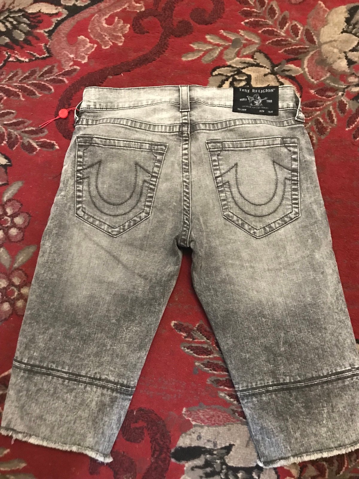 Grey True Religion Jorts