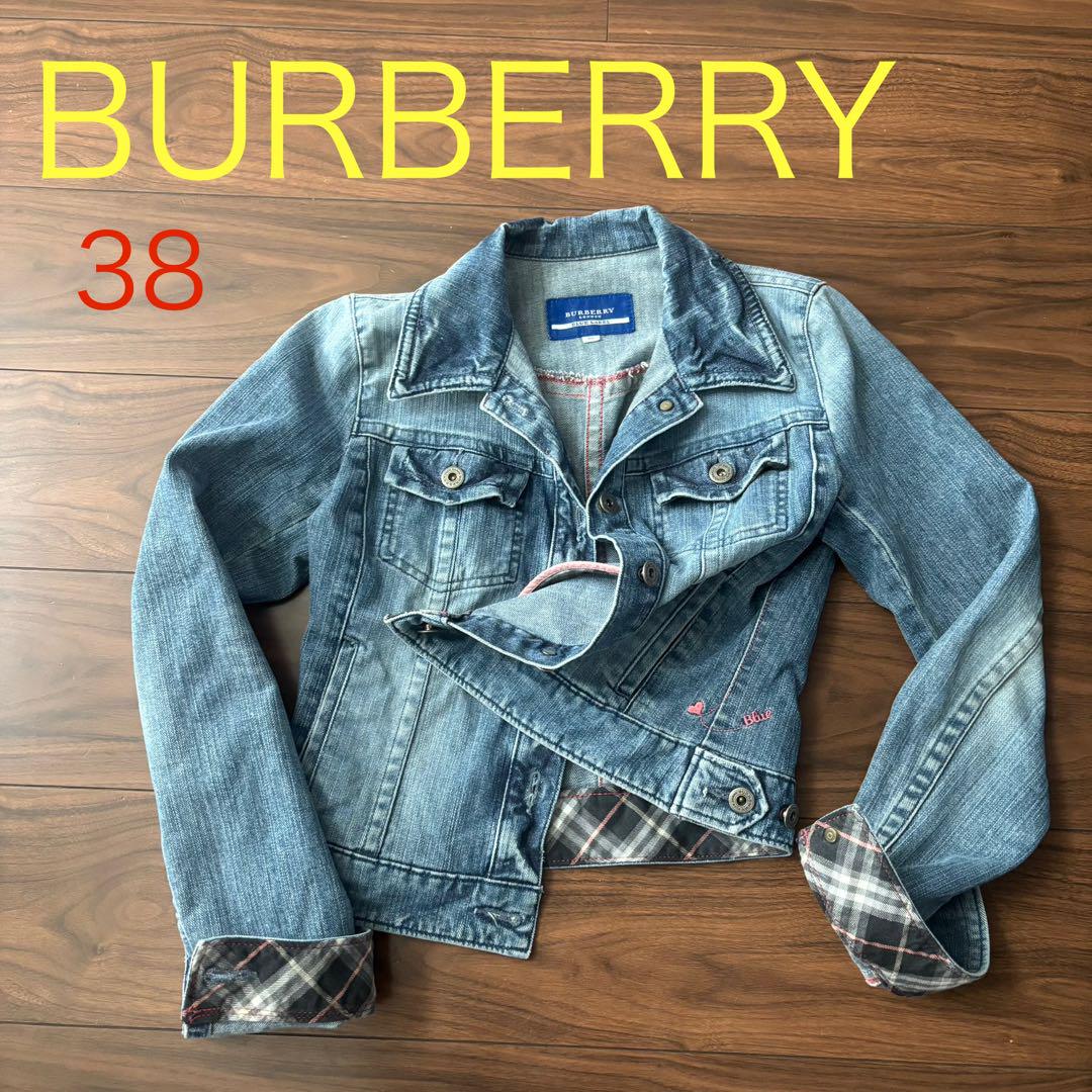 BURBERRY LONDON ／BLUELABEL★size 38 Burberry London Blue Label Cap Sleeve Shirt Top Pink Nova