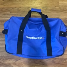 Southwest Airlines Duffle Bag Travel Suitcase luggage, new