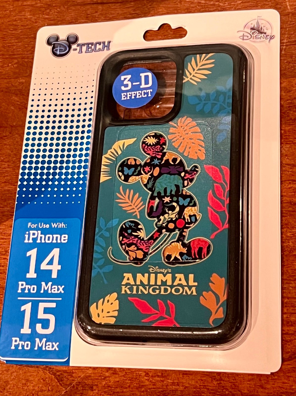 DISNEY PARKS Animal Kingdom Mickey Mouse Tropical IPHONE 14/15 Pro Max CASE