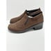Solvei by Dansko Women's Leather Block Heels Slip-On Comfort Shoes Brown Size 41